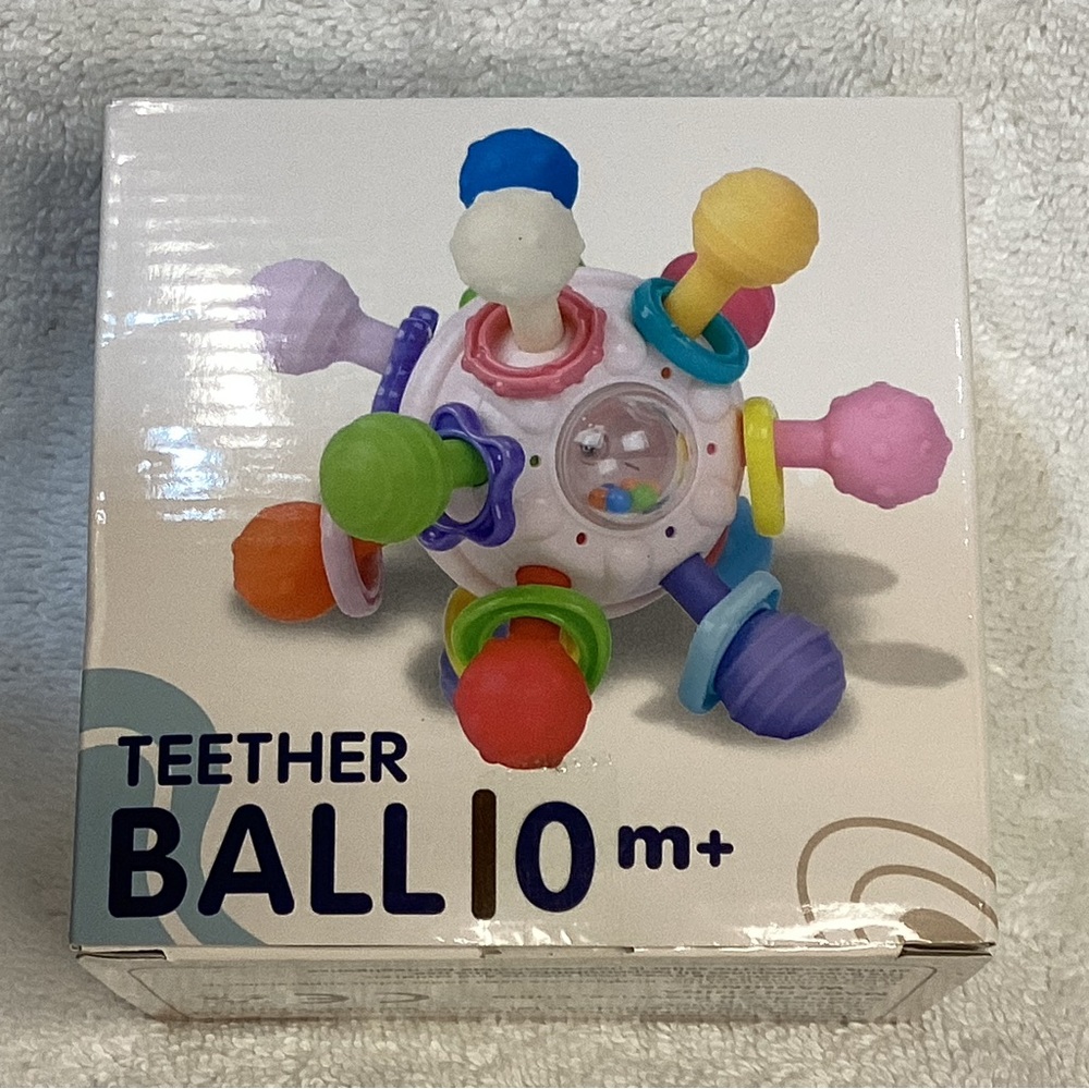 Multi-Color Baby Teether Toy NEW